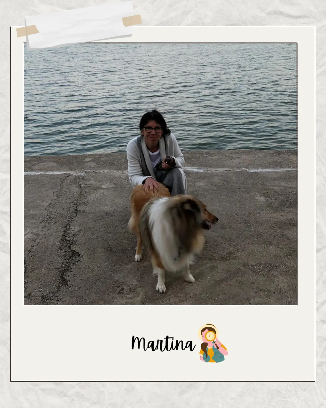 Martina im Urlaub