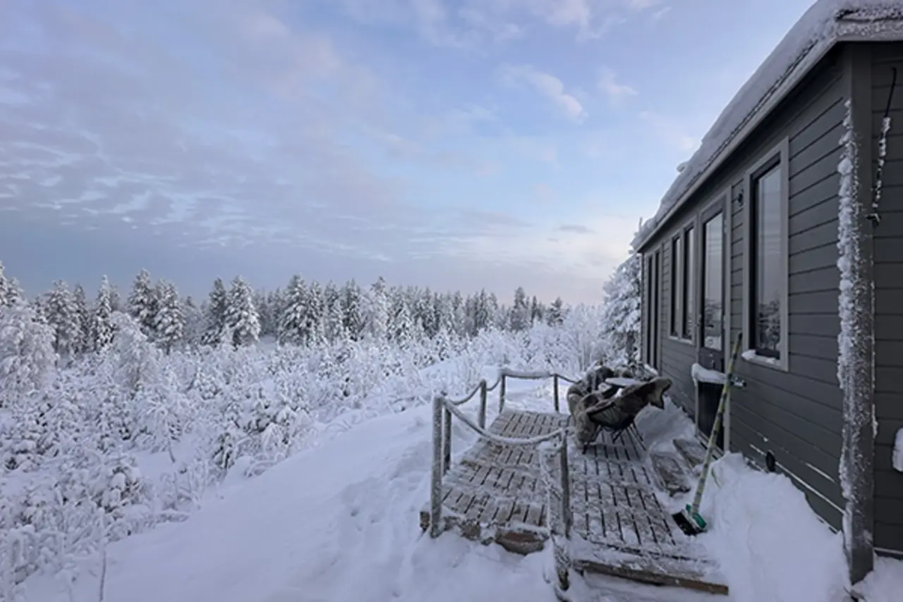 Übernachtung in der Panorama Cabin Nook
