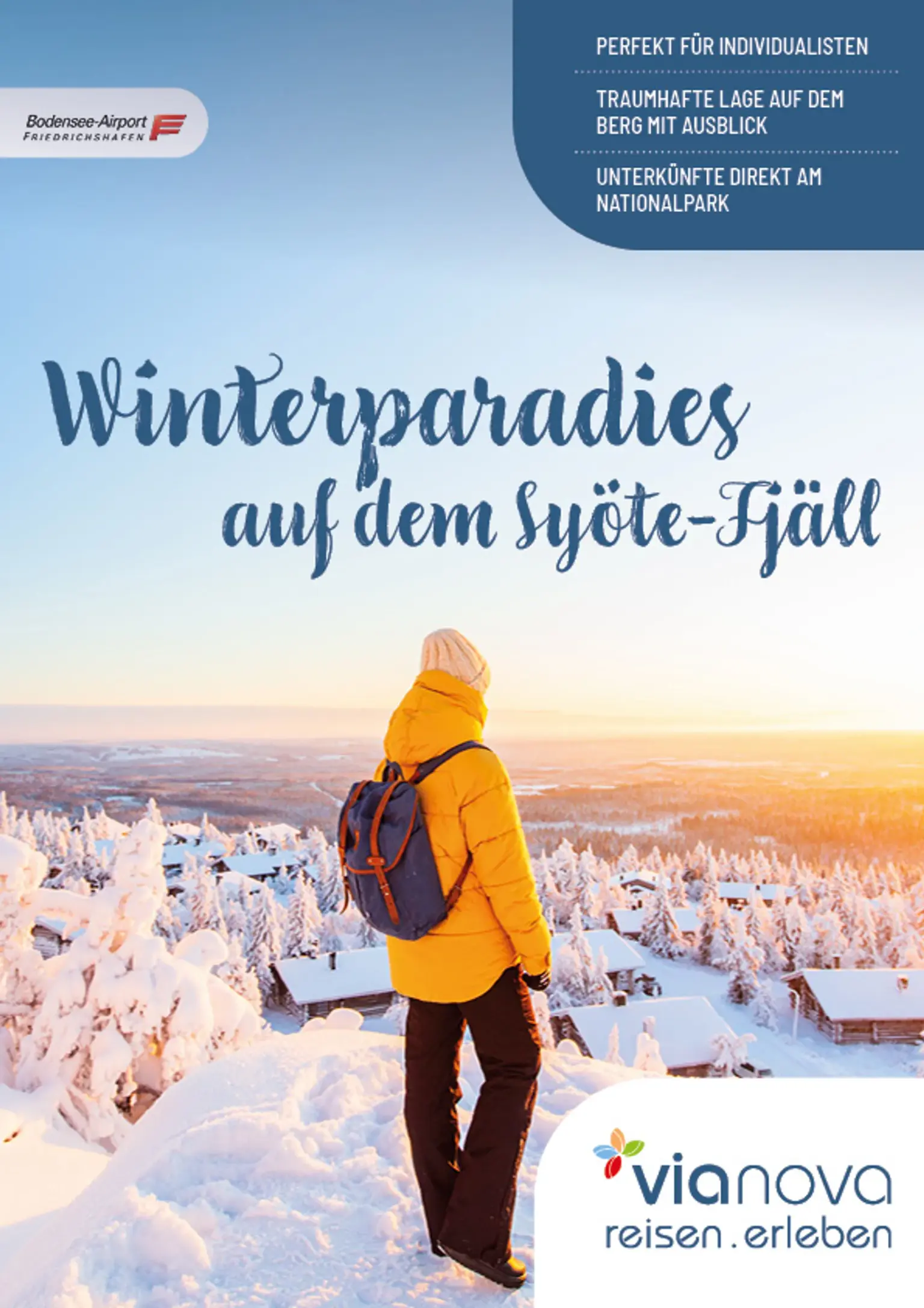 Winterreise Iso-Syöte Blockhütten Boutique Hotel